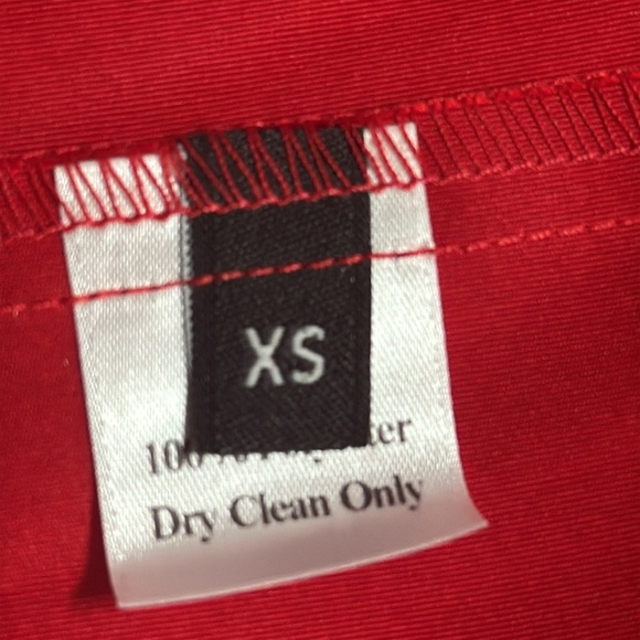 Damaris Bailey Rubina Red Mermaid Skirt Cocktail Party Event Wedding Size XS - Picture 10 of 10